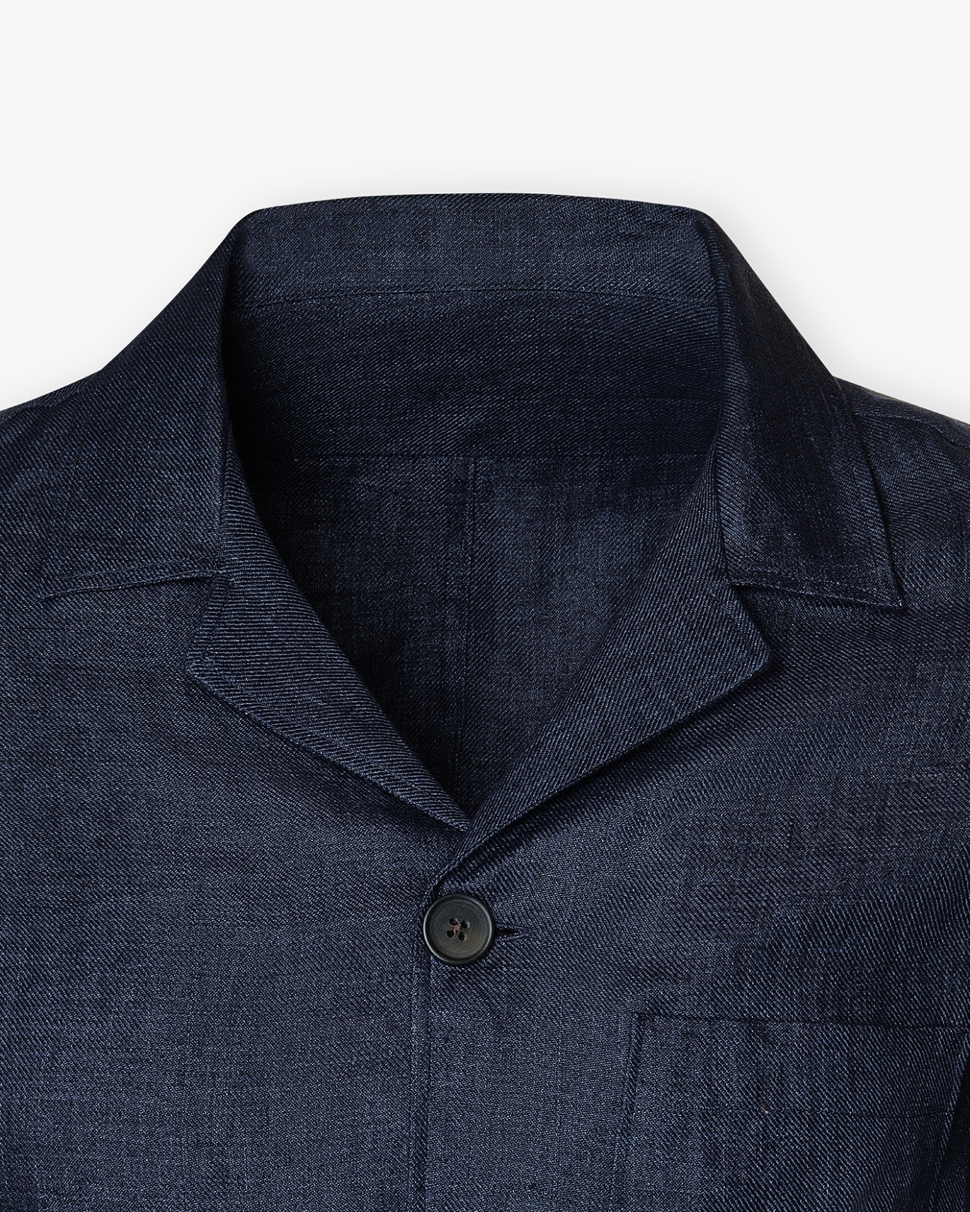 LHDA x Albini - Shirt jacket linen - Navy