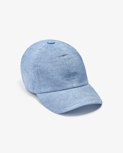 Fedeli - Cap linen - Blue