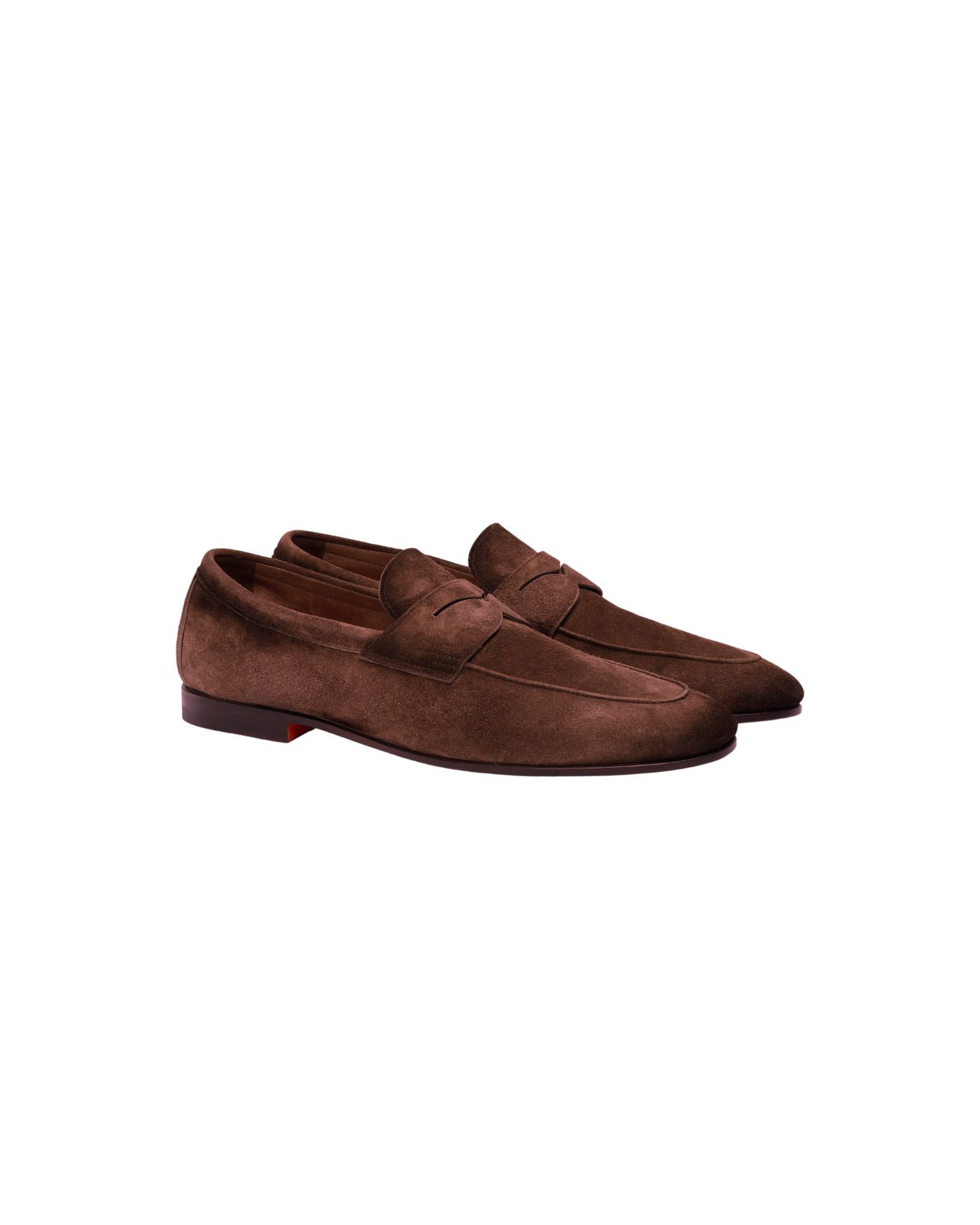 Santoni - Suede goodyear loafer - Carlos - Brown