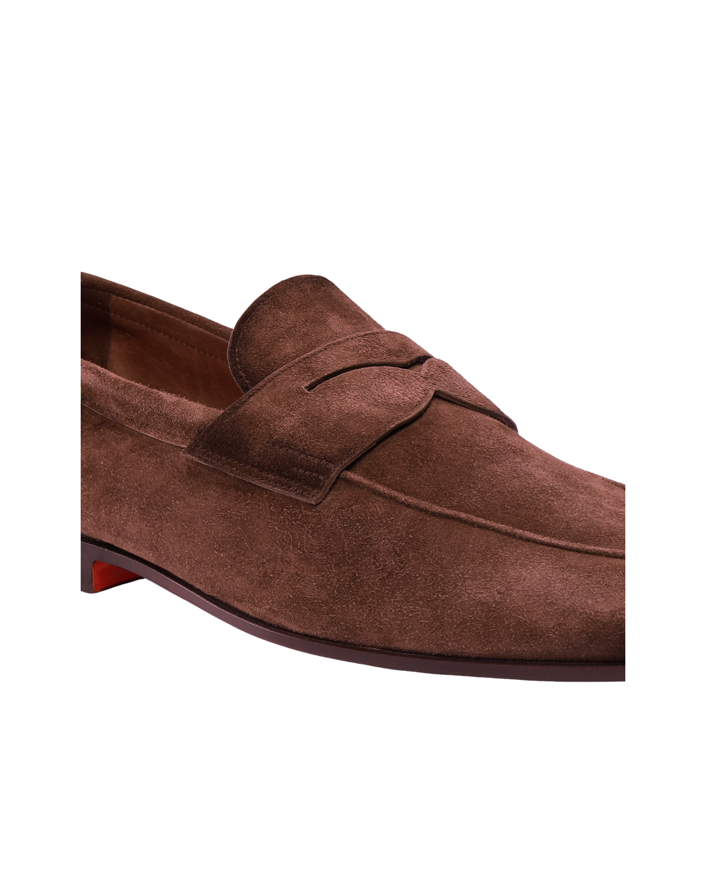 Santoni - Suede goodyear loafer - Carlos - Brown