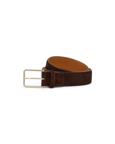 Santoni - Belt Goodyear - Calf suede - Brown