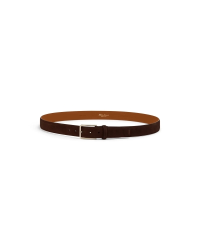 Santoni - Belt Goodyear - Calf suede - Brown