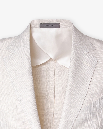 Corneliani -Jacket Sartoria light - Linen wool - Cream