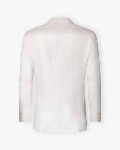 Corneliani -Jacket Sartoria light - Linen wool - Cream