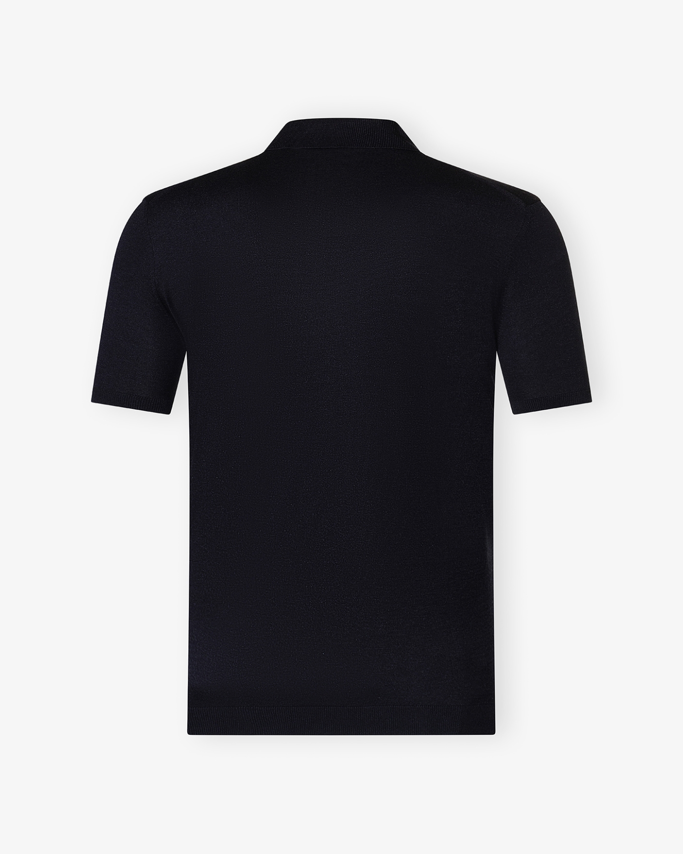 LHDA - Polo short sleeve half zip - Silk - Navy