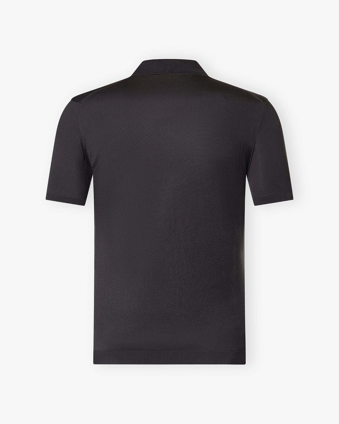 LHDA - Polo short sleeve half zip - Silk - Grey