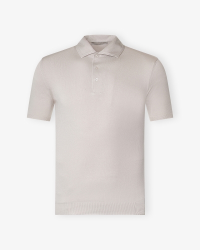 LHDA - Polo short sleeve - Fine cotton - Sand