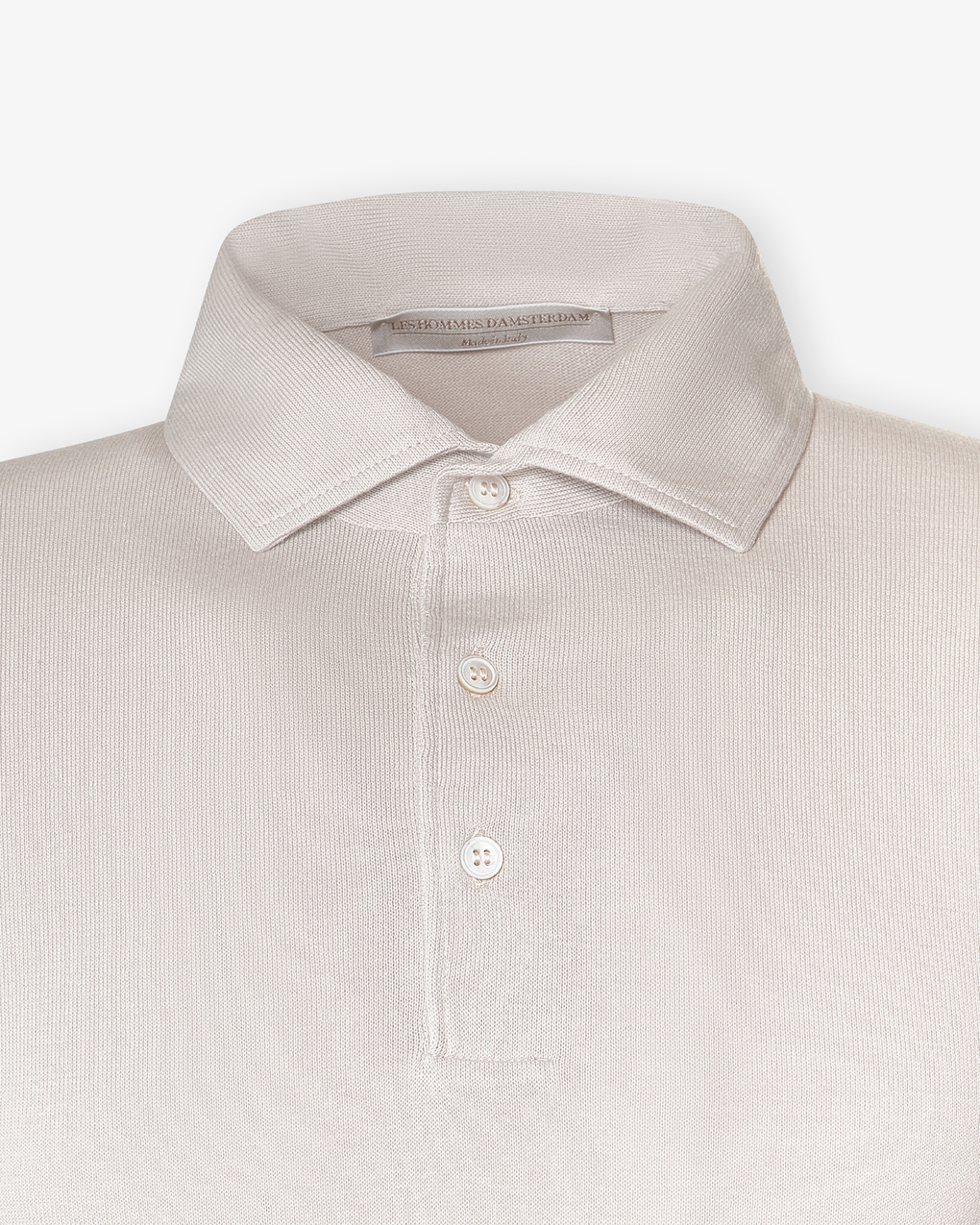 LHDA - Polo short sleeve - Fine cotton - Sand