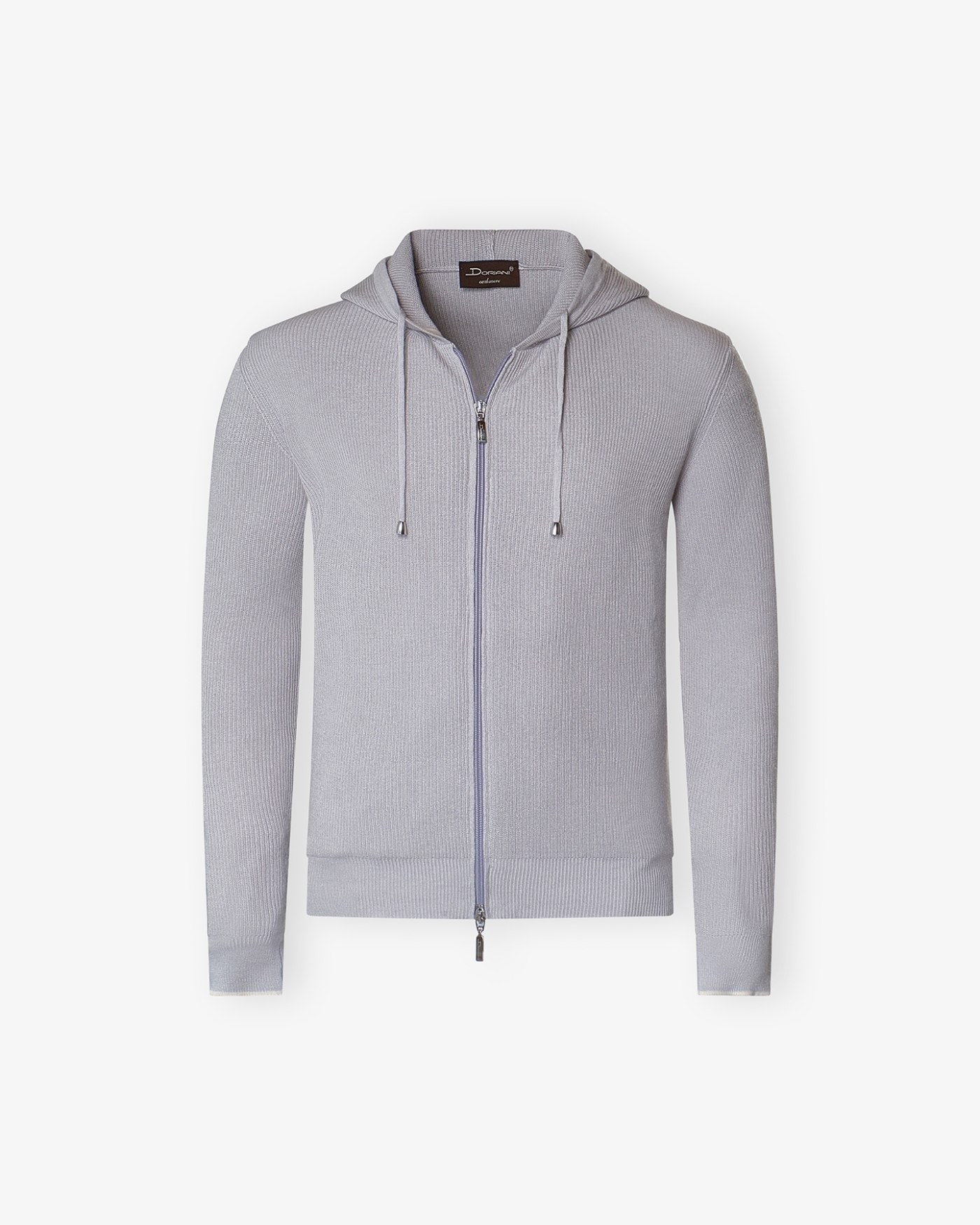 Doriani Cashmere - Knitted sweater silk cashmere - L.Grey