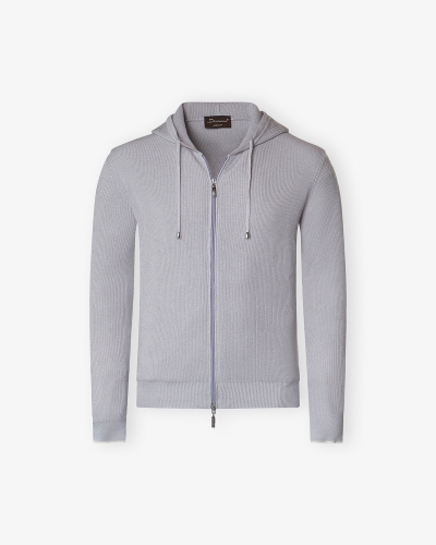 Doriani Cashmere - Knitted sweater silk cashmere - L.Grey