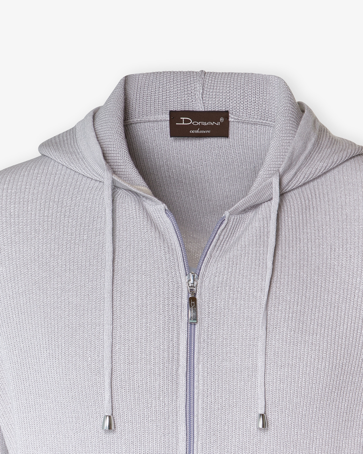 Doriani Cashmere - Knitted sweater silk cashmere - L.Grey