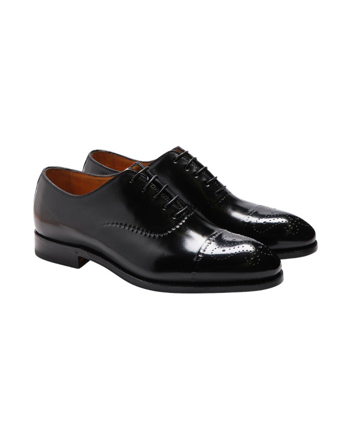 BONTONI Bontoni - Oxford reversed stiched - Black