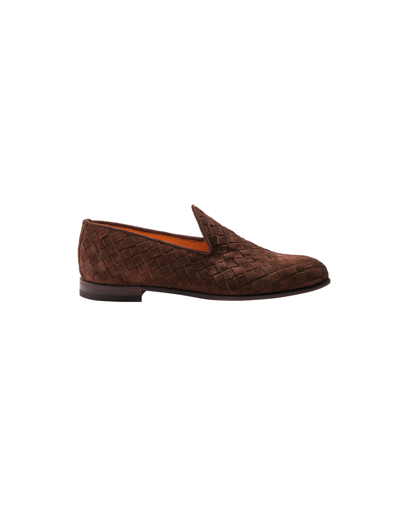 Bontoni - Loafer woven suede - Brown