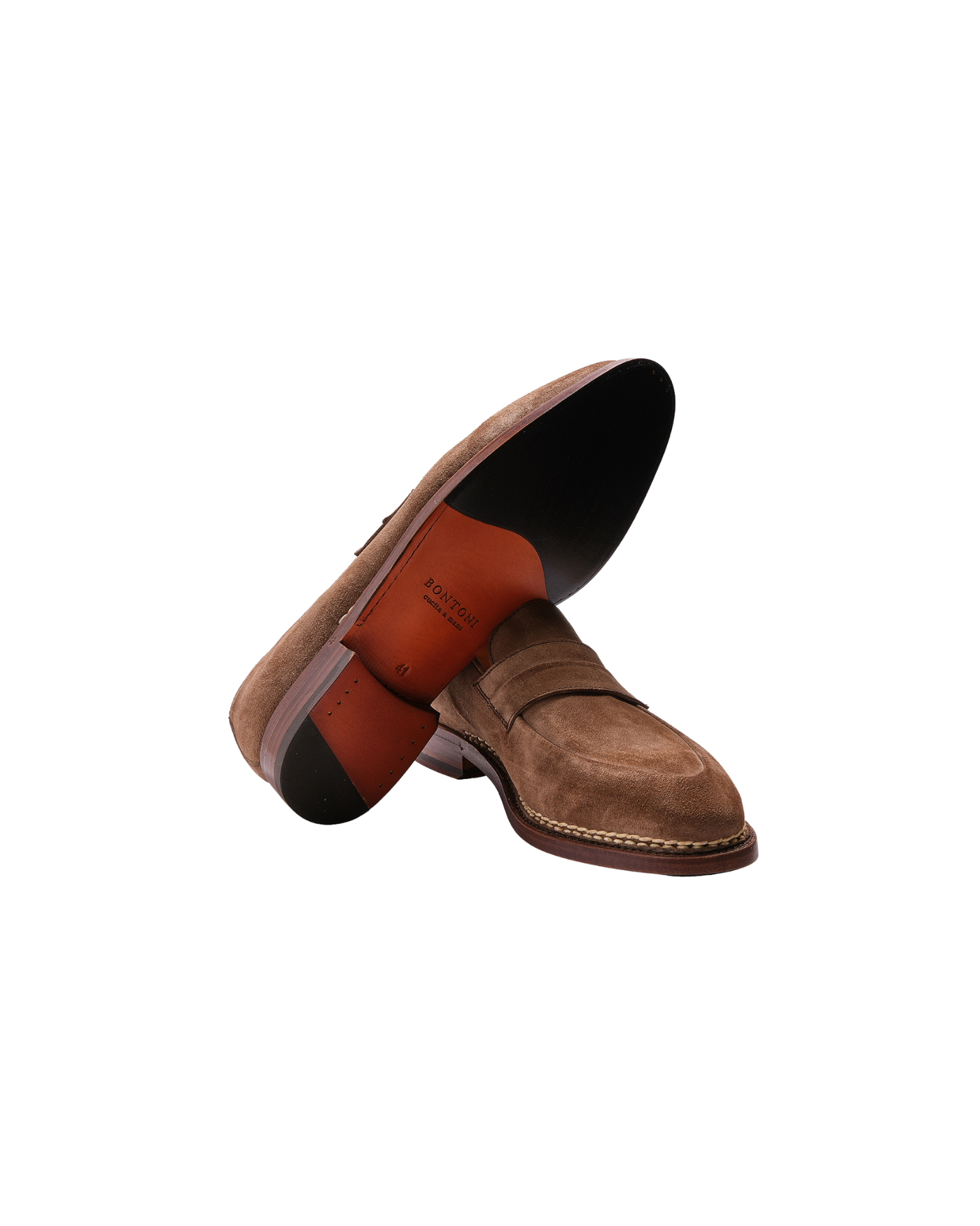 Bontoni - Penny loafer Norwegian - Taupe