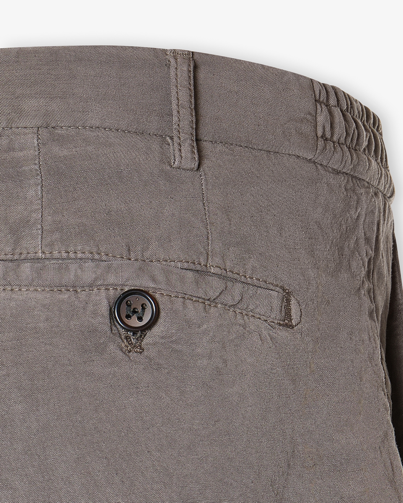 Berwich - Shorts washed linen - Greige