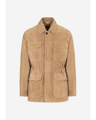 Brioni - Sahariana jacket - Lambskin - Taupe