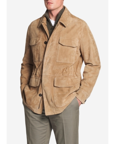 Brioni - Sahariana jacket - Lambskin - Taupe
