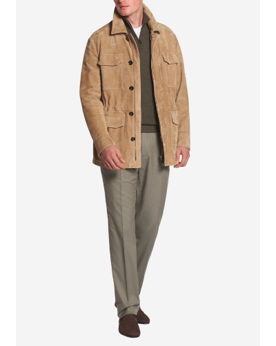 Brioni - Sahariana jacket - Lambskin - Taupe