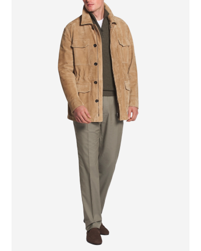 Brioni - Sahariana jacket - Lambskin - Taupe