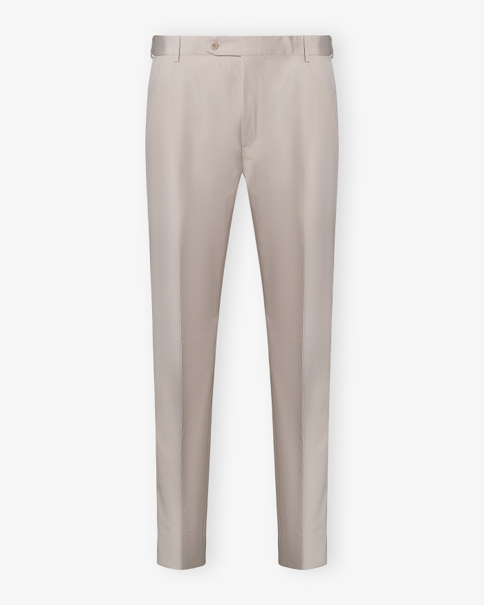 BRIONI Brioni - Trousers cotton silk - Sand