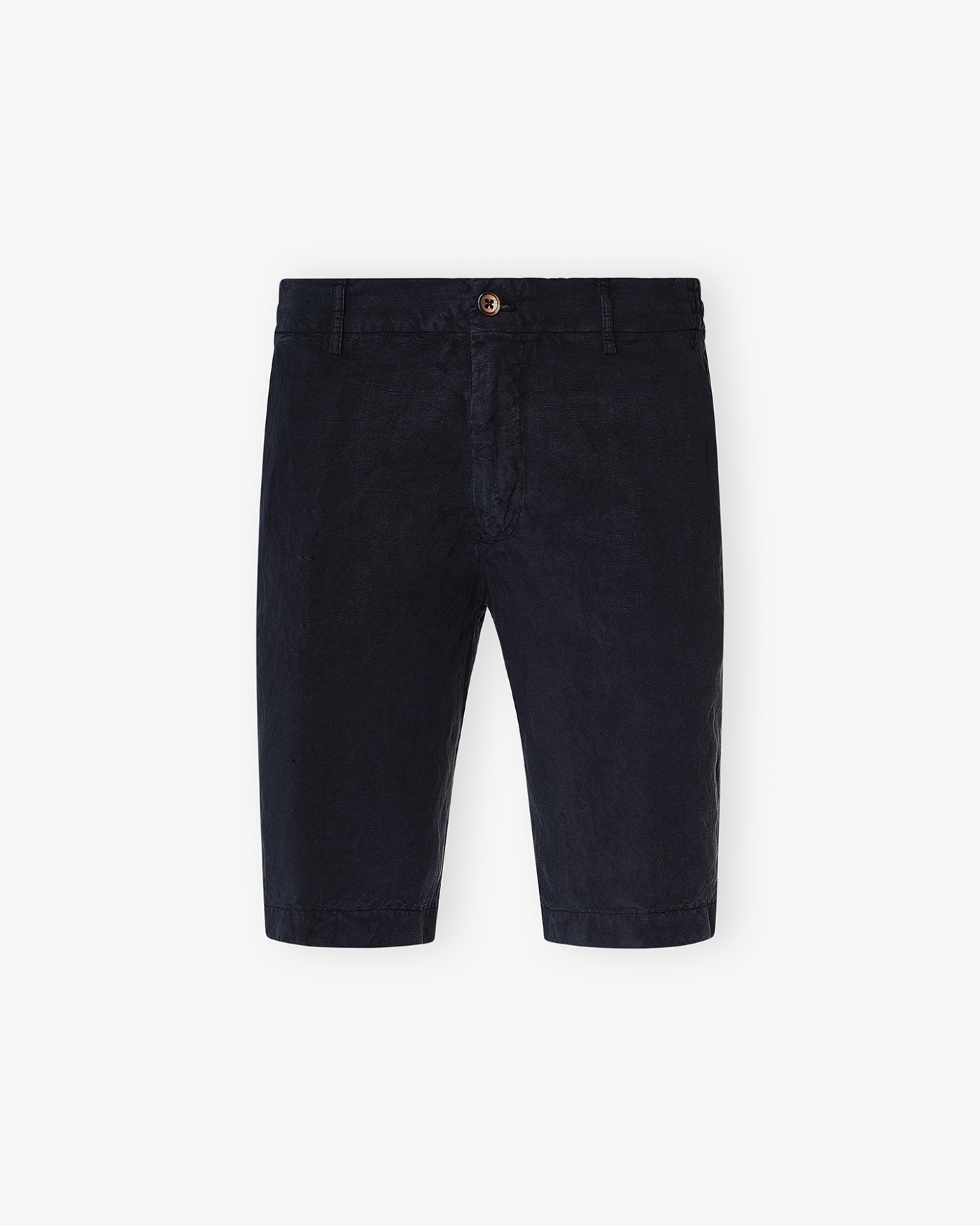 Berwich - Shorts washed linen - Navy