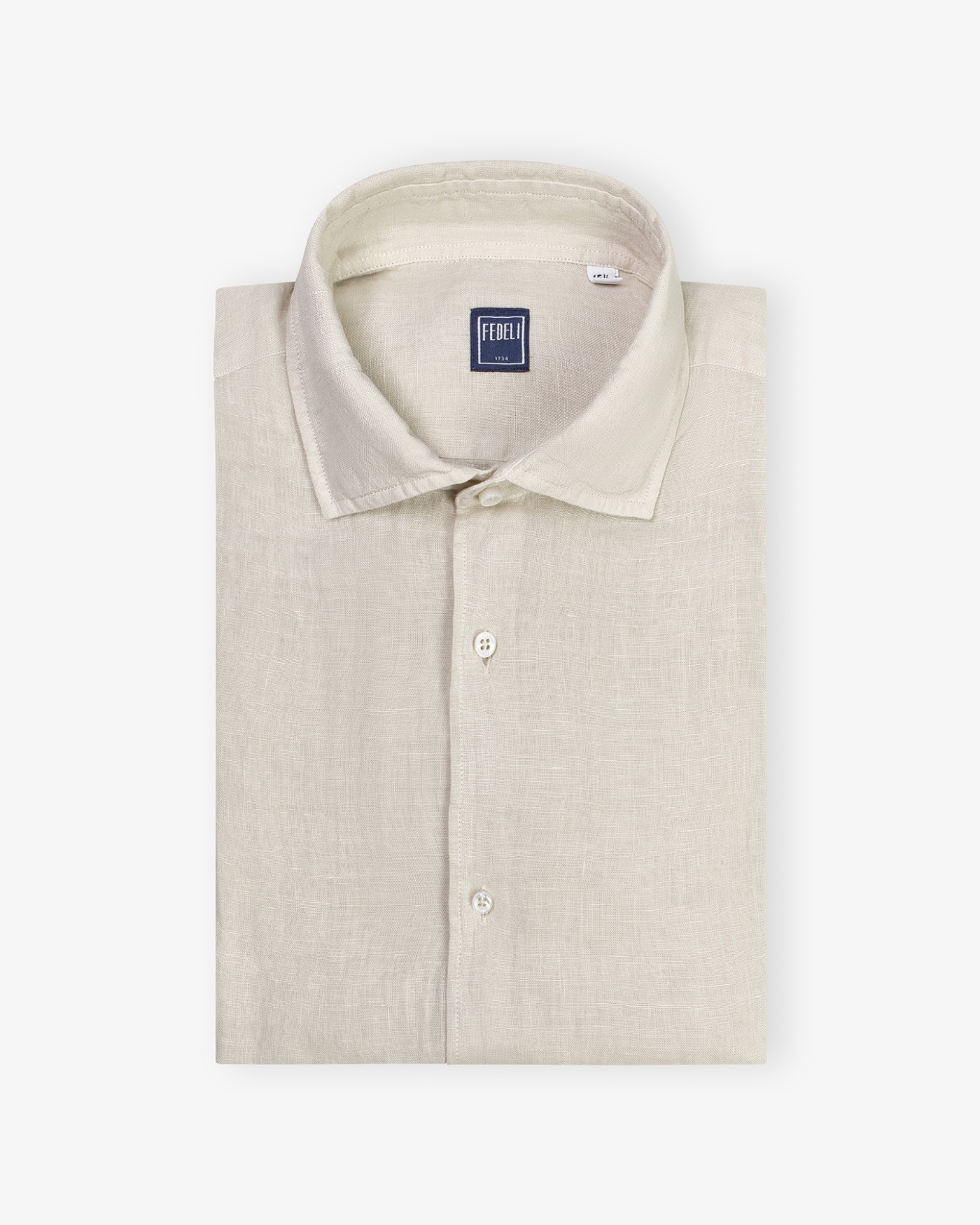 Fedeli - Shirt linen - Light sand