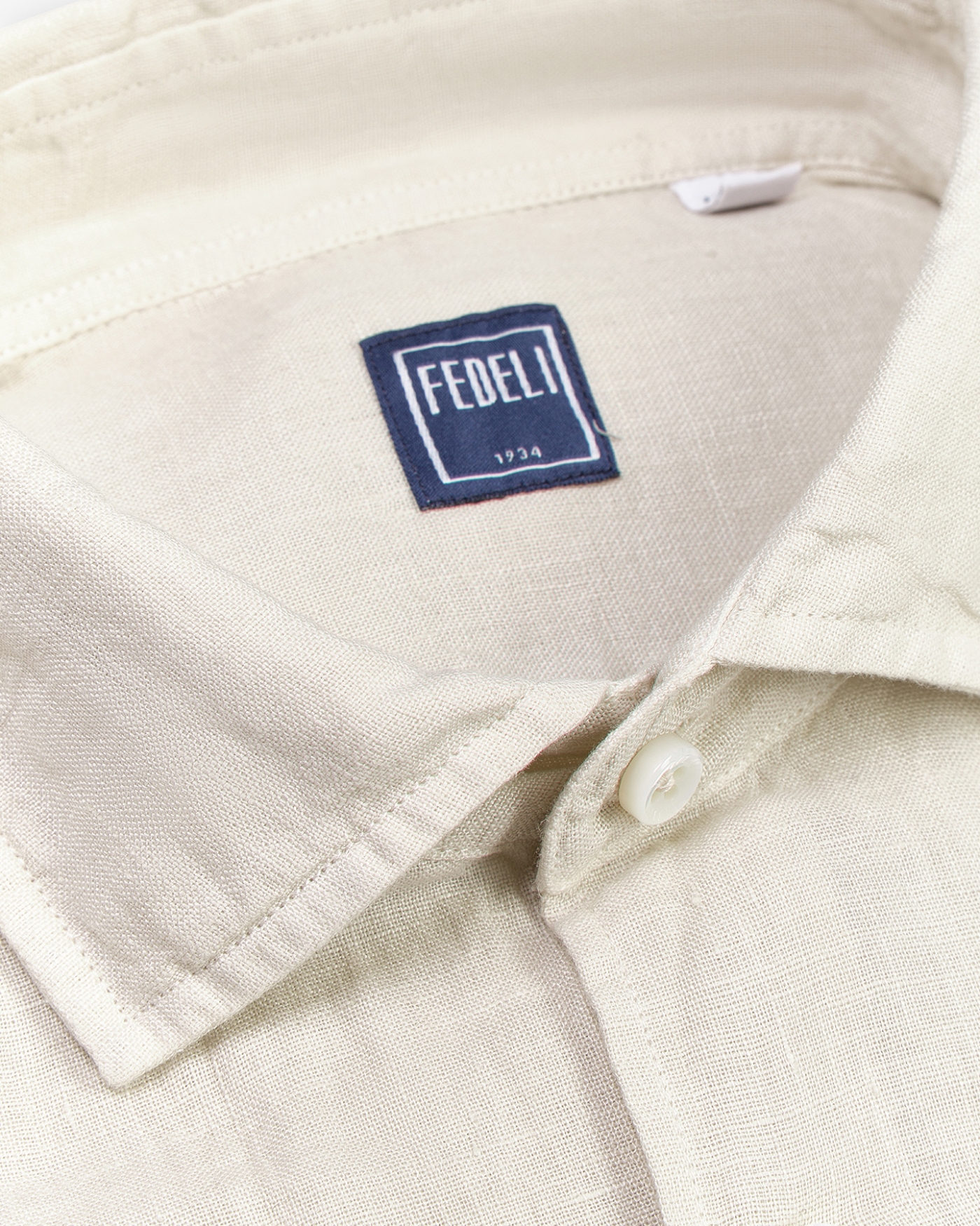 Fedeli - Shirt linen - Light sand