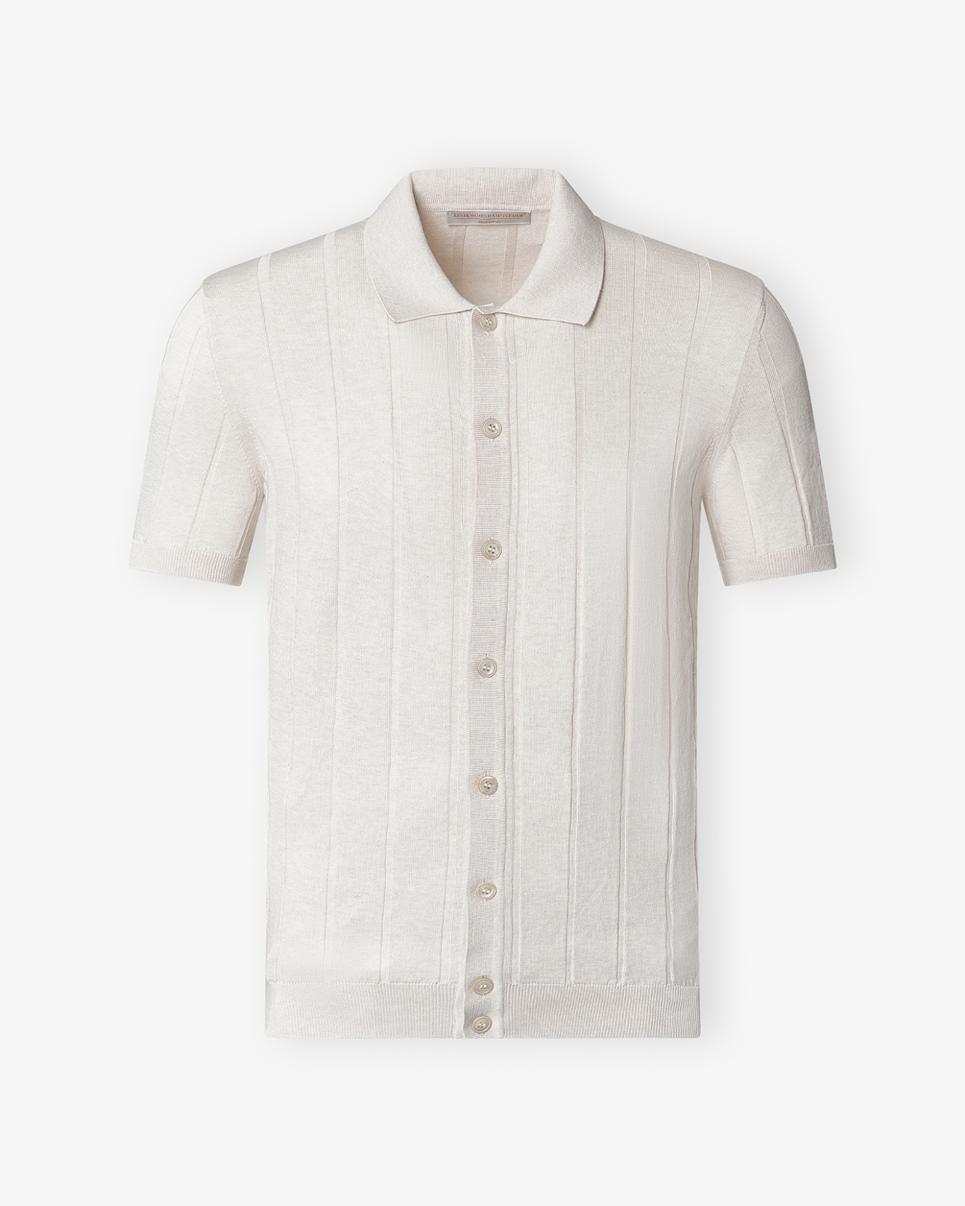 LHDA - Polo shirt ribbed cotton - Sand