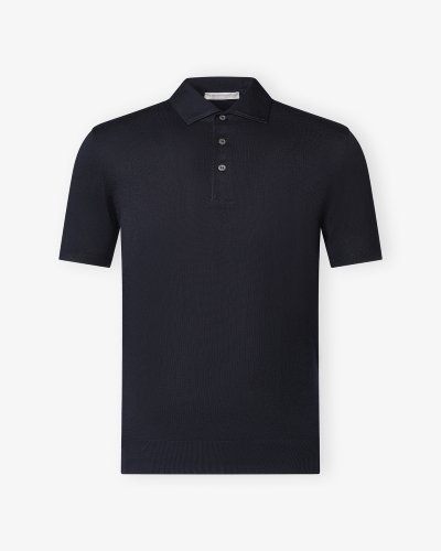 LHDA - Polo short sleeve - Extra fine cotton - Navy