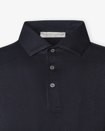LHDA - Polo short sleeve - Extra fine cotton - Navy