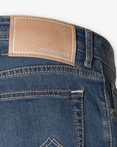 Jacob Cohën - Jeans Bard - Cotton silk - Medium blue