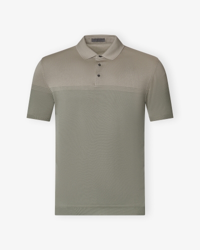 Polo short sleeve cotton - Olive