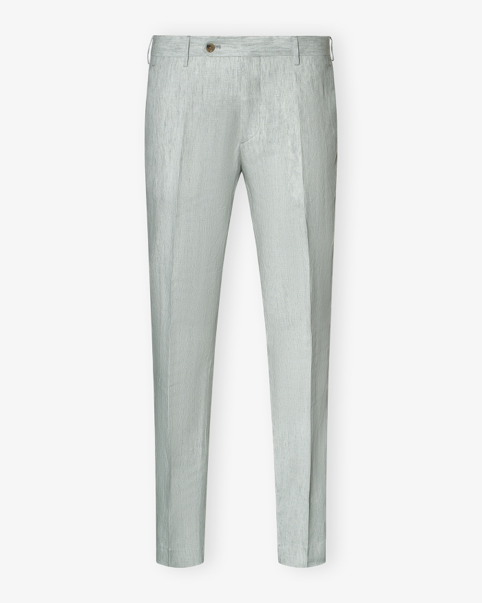 BERWICH Trousers linen - Light grey