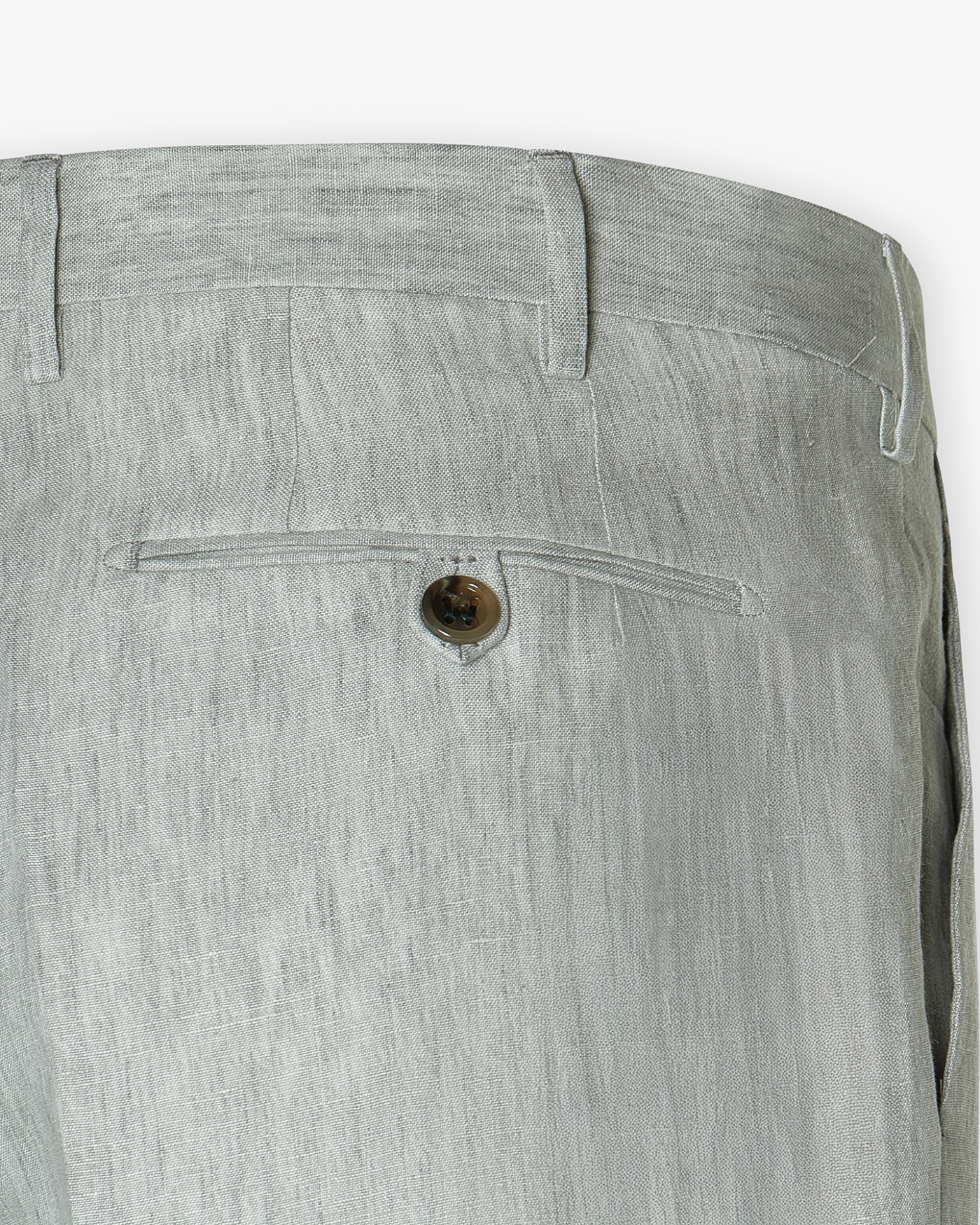 Trousers linen - Light grey