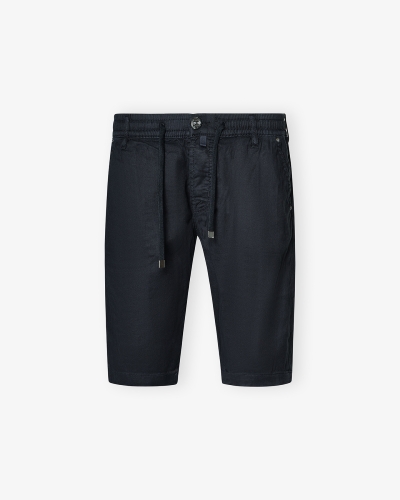 Short Leo - Cotton linen - Navy