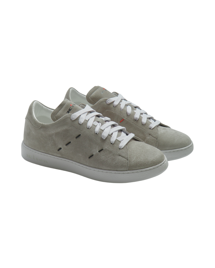 KITON Sneaker calf leather - Grey