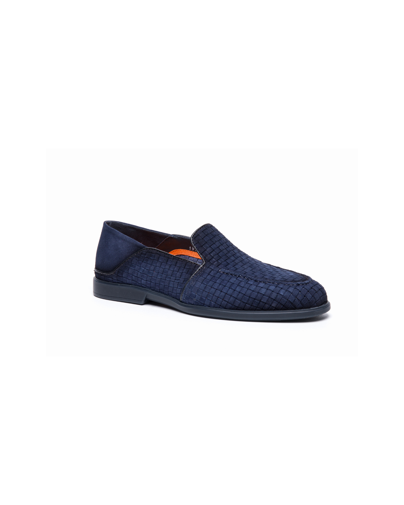 Loafer woven suede - Navy