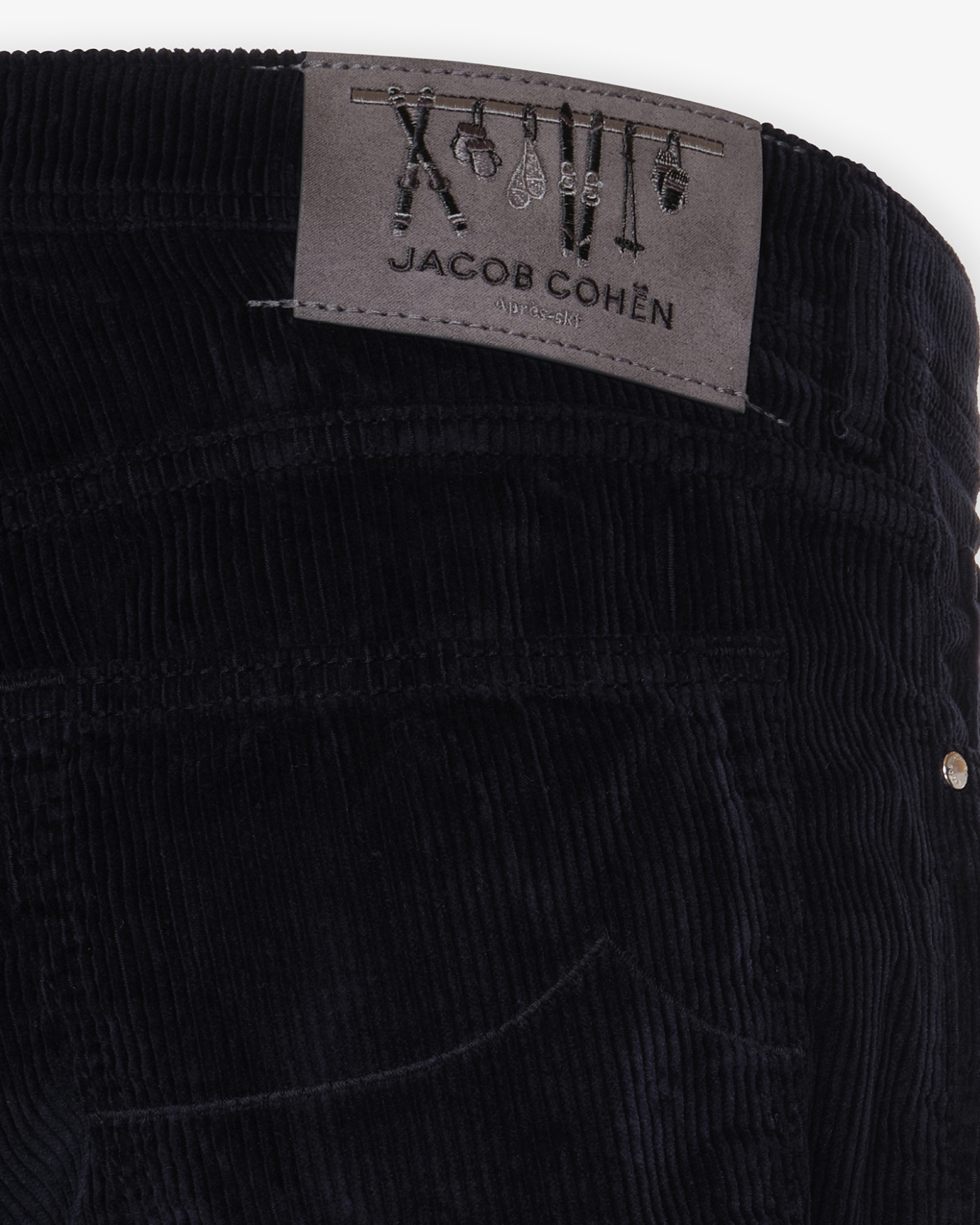 JC - Trousers corduroy cotton cashmere - Après-ski - Navy