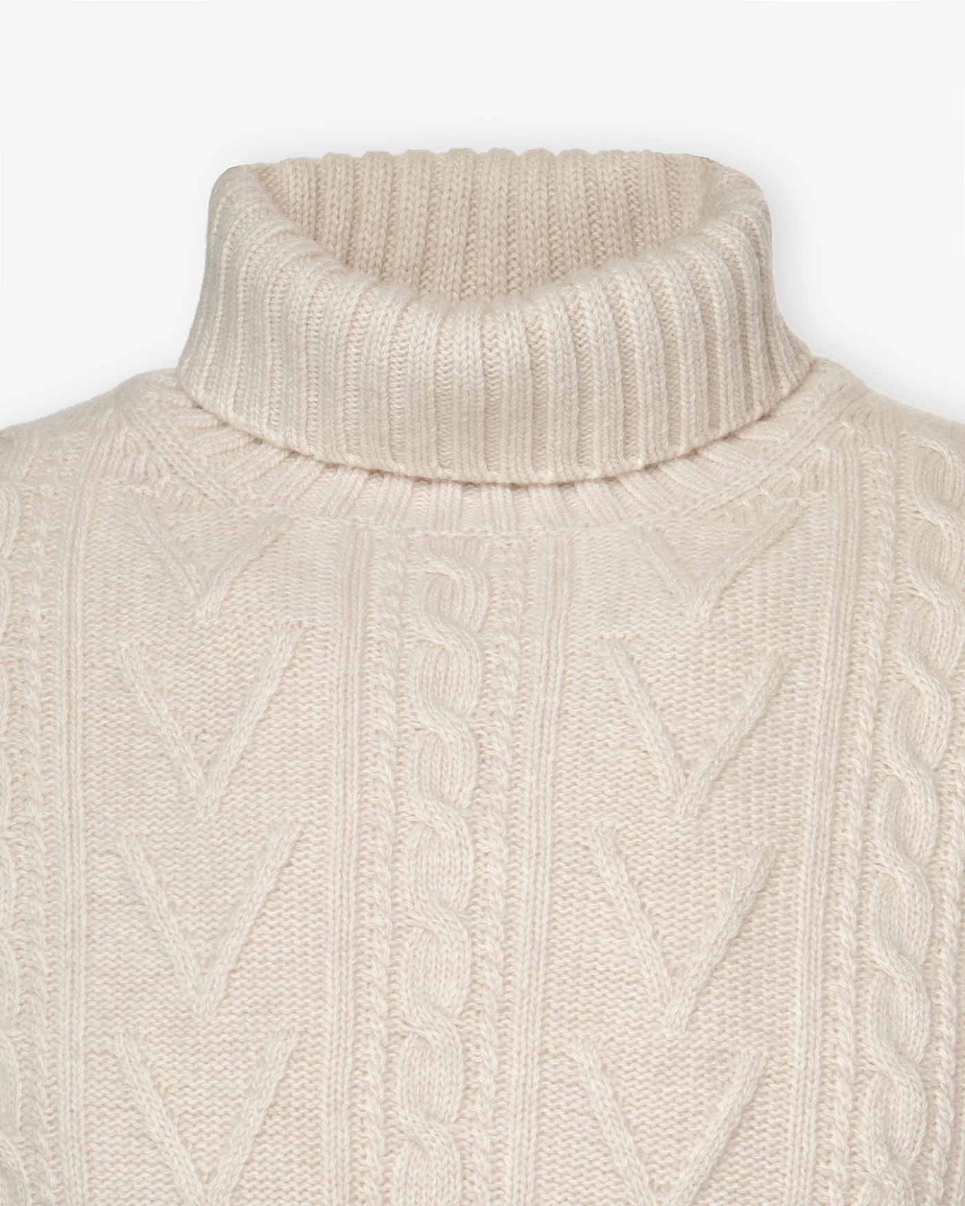 Fedeli - Turtleneck wool cashmere - Offwhite