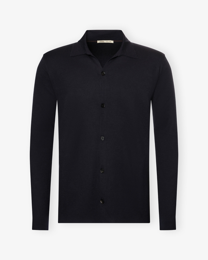 MAURIZIO BALDASSARI Maurizio Baldassari - Virgin wool knitted vest - Navy