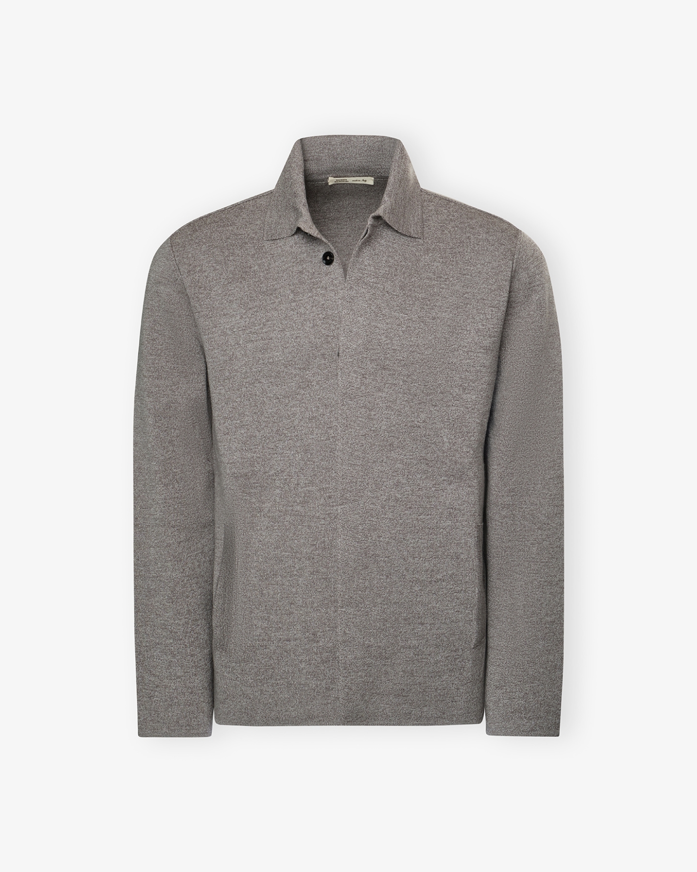 Maurizio Baldassari - Virgin wool vest hidden button - Greige