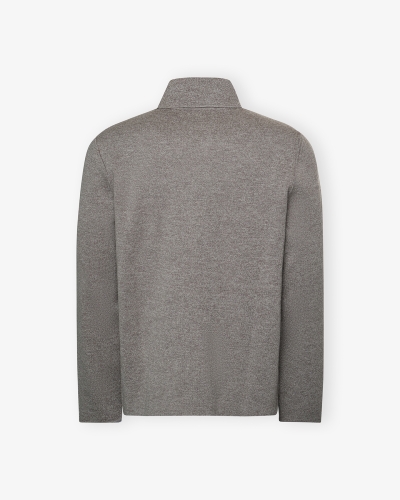 Maurizio Baldassari - Virgin wool vest hidden button - Greige