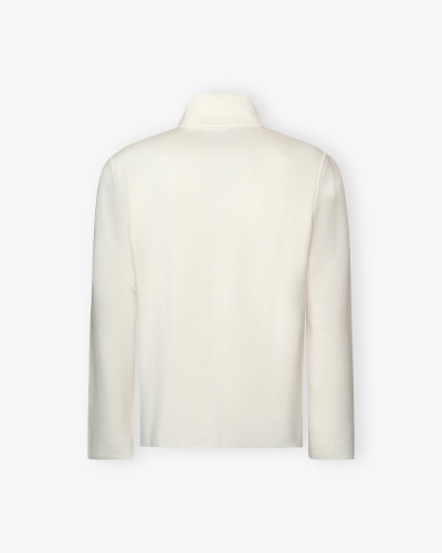 Maurizio Baldassari - Virgin wool vest hidden button - Cream