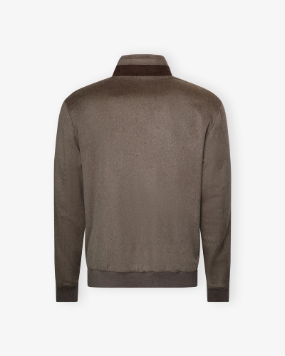 Maurizio Baldassari - Bomber cashmere - Greige