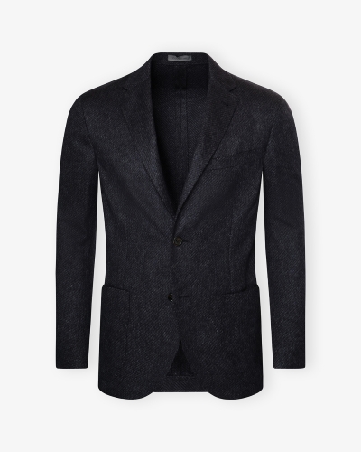 Corneliani - Whisper jacket silk cashmere - Navy melange