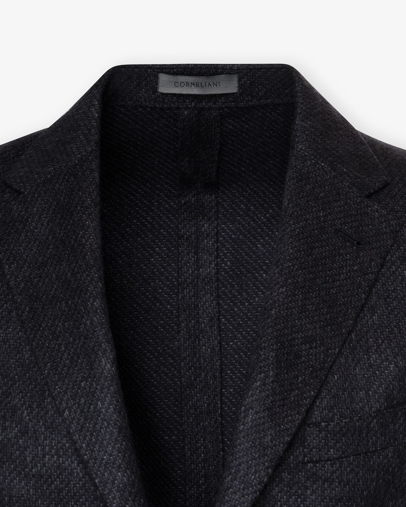 Corneliani - Whisper jacket silk cashmere - Navy melange