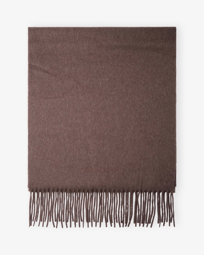 CORNELIANI Corneliani - Scarf cashmere - Brown