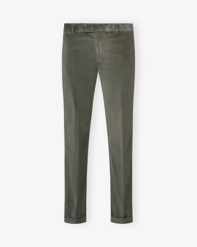 Berwich - Trousers corduroy - Olive green