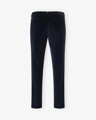 Berwich - Trousers corduroy - Navy