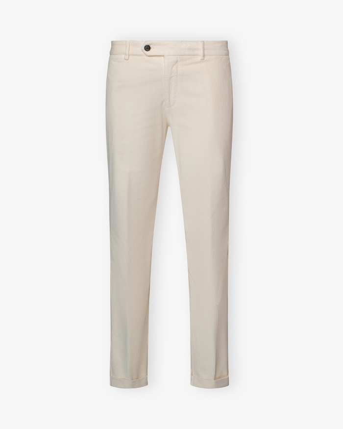 BERWICH Berwich - Trousers corduroy - Cream white 158882183
